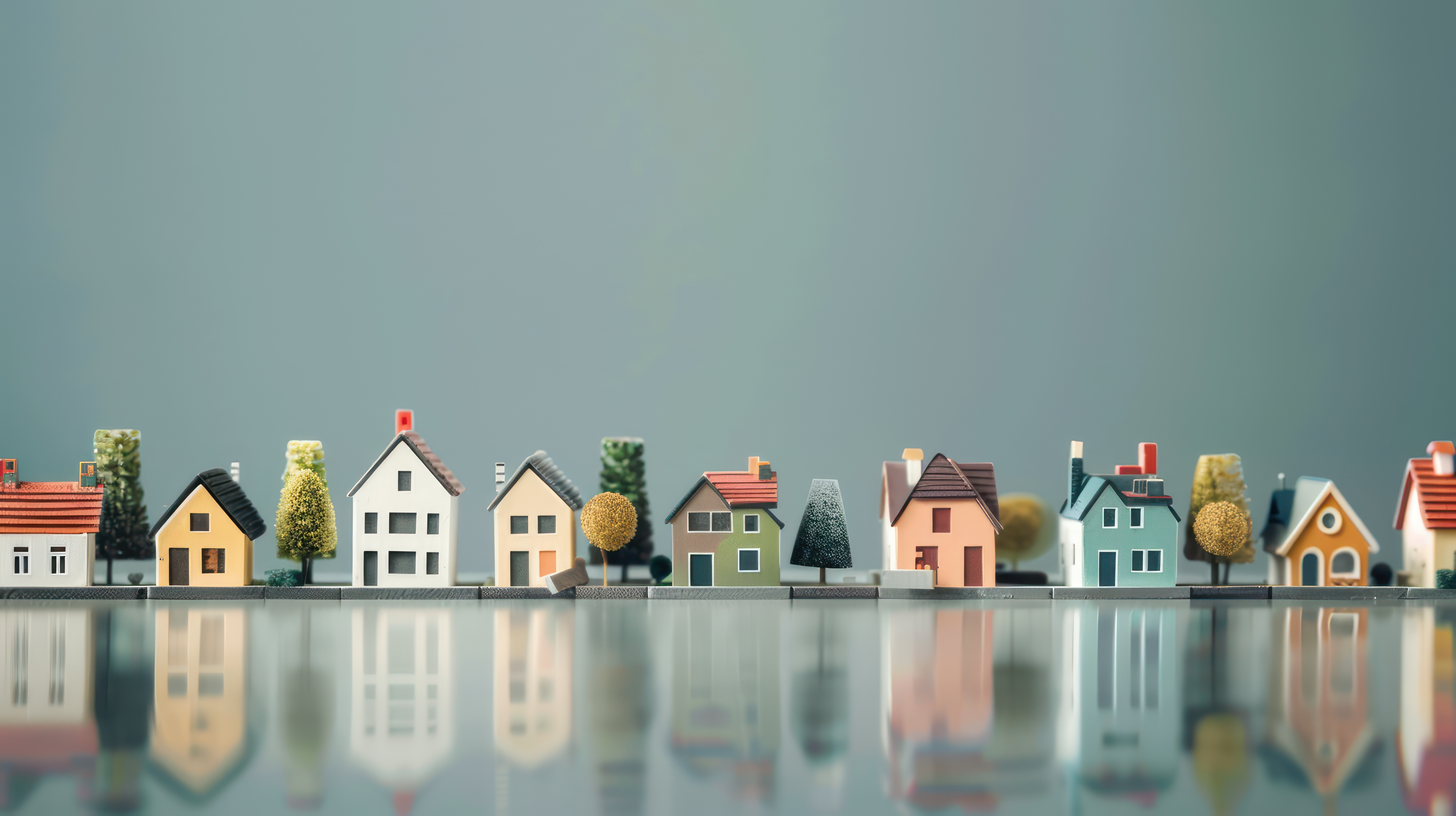 Property management team collaborating in a modern office