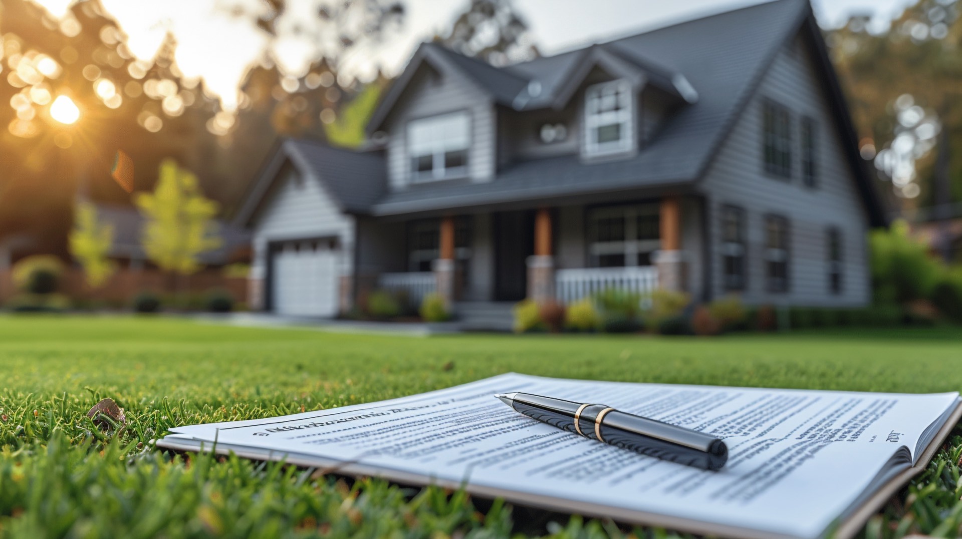 Suburban single-family rental home with a front lawn